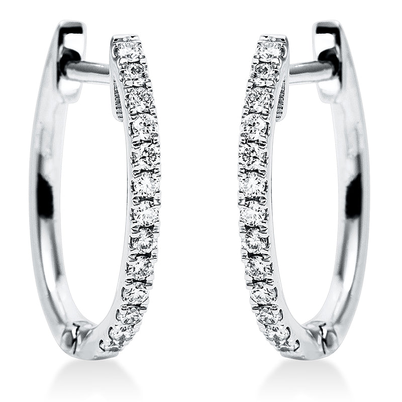 Hoop Earrings 18kt WG