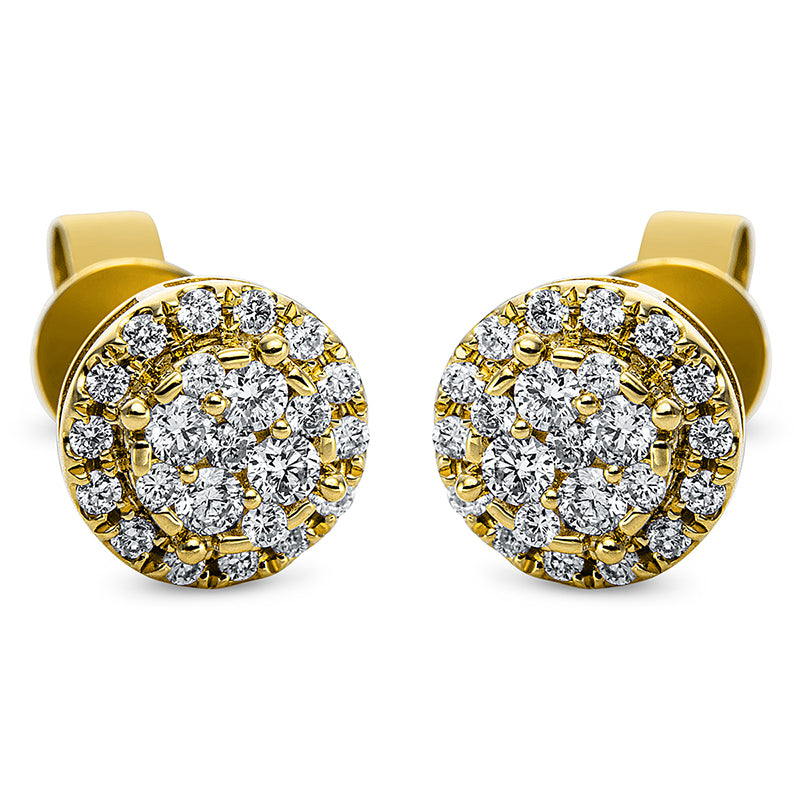 Ear studs 18 kt gold