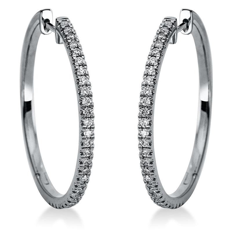 Hoop Earrings 18kt WG