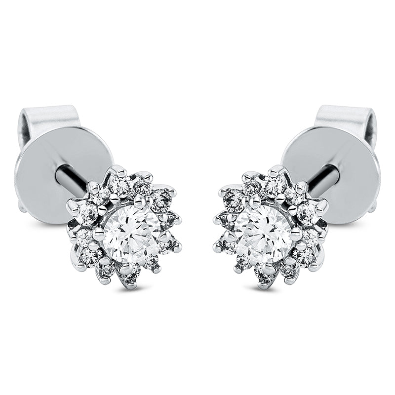 Ear studs 18 kt WG sun