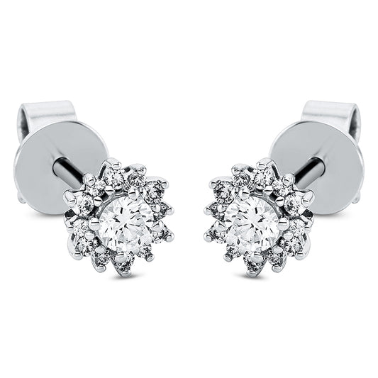 Ear studs 18 kt WG sun