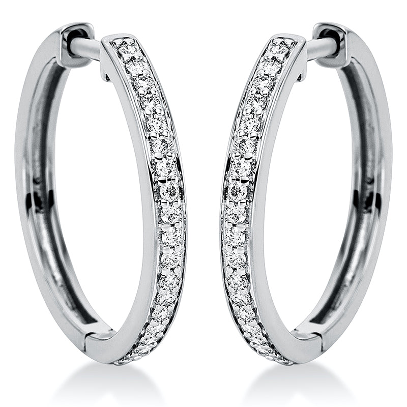 Hoop Earrings 18kt WG