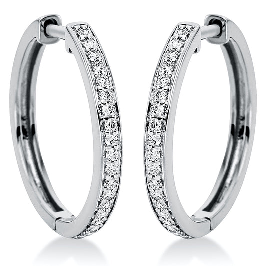 Hoop Earrings 18kt WG