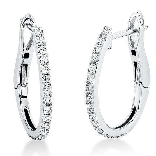 Hoop Earrings 18kt WG