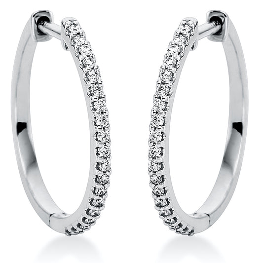 Hoop Earrings 18kt WG