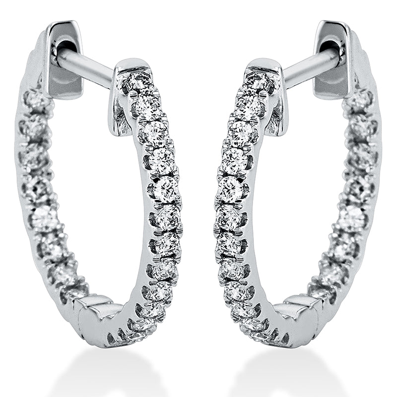 Hoop Earrings 18kt WG