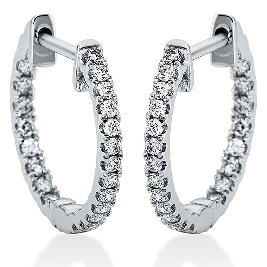 Hoop Earrings 18kt WG