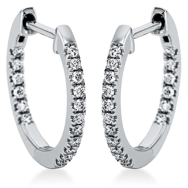 Hoop Earrings 18kt WG