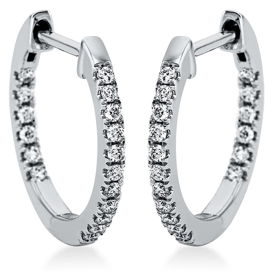 Hoop Earrings 18kt WG