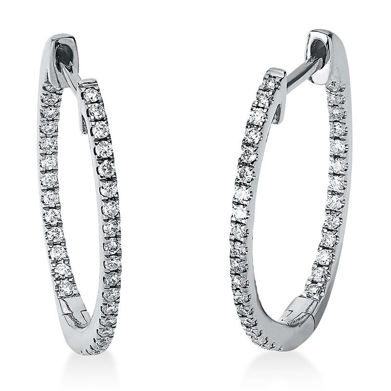 Hoop Earrings 18kt WG