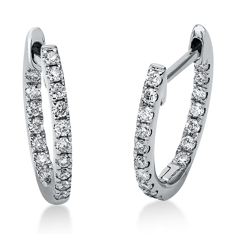 Hoop Earrings 18kt WG