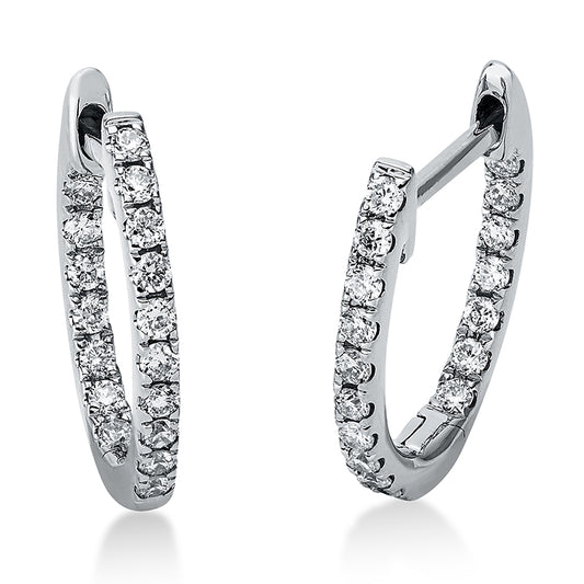 Hoop Earrings 18kt WG