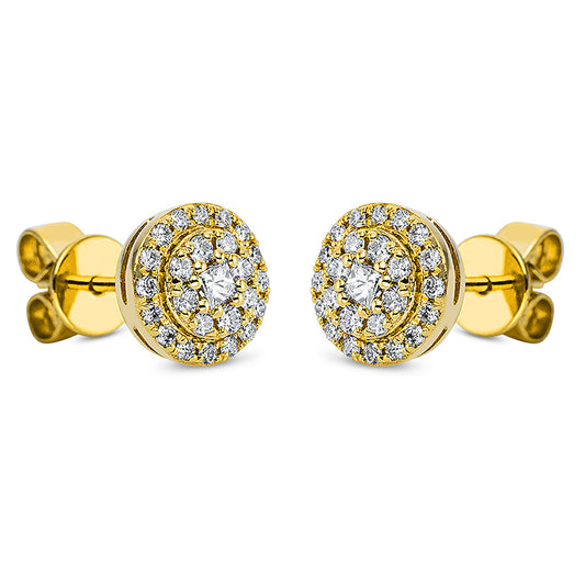 Ear studs 18 kt gold