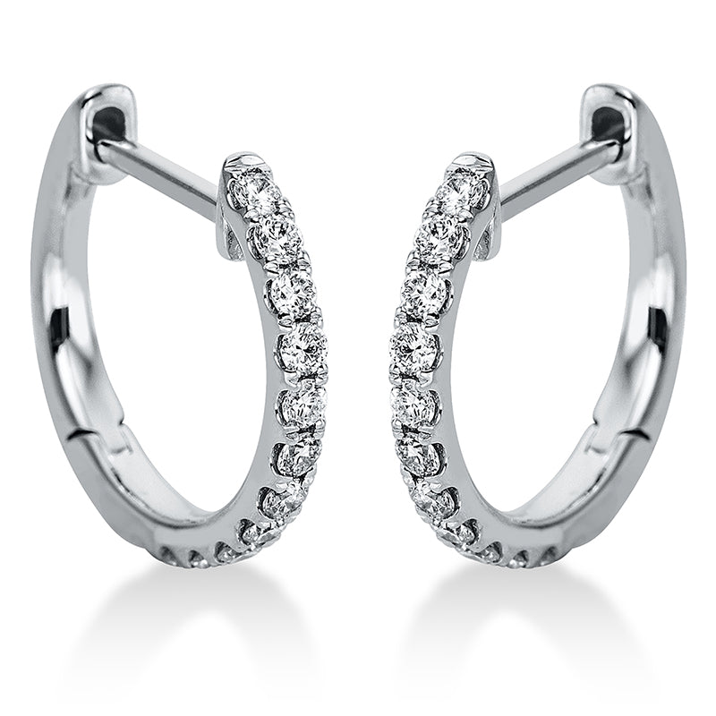 Hoop Earrings 18kt WG