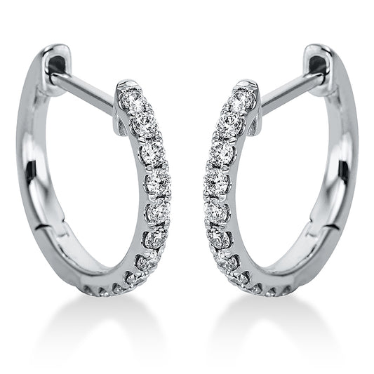 Hoop Earrings 18kt WG