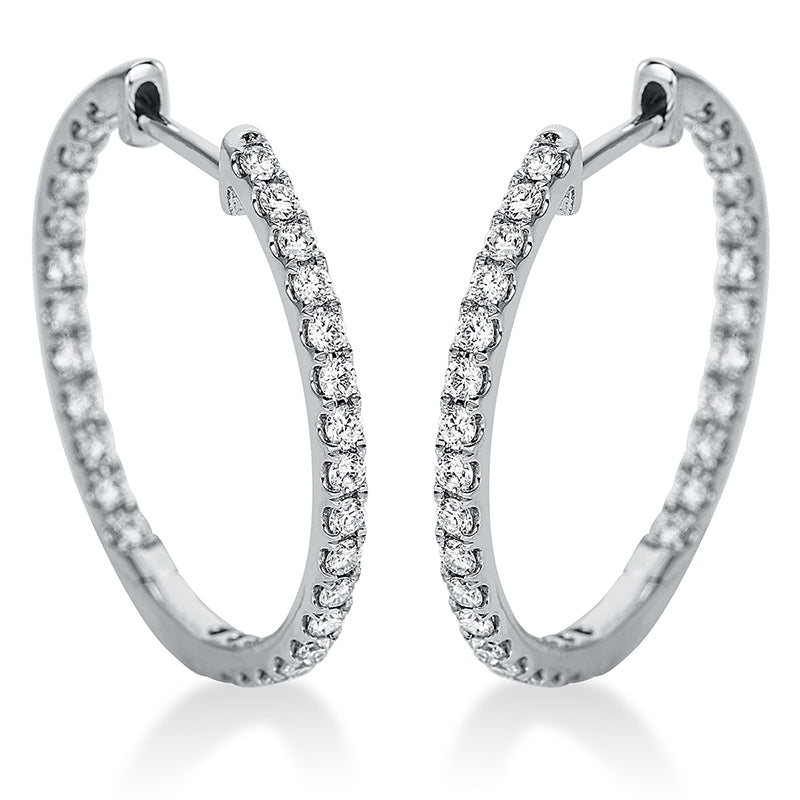 Hoop Earrings 18kt WG