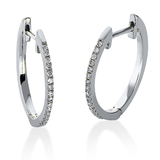 Hoop Earrings 18kt WG