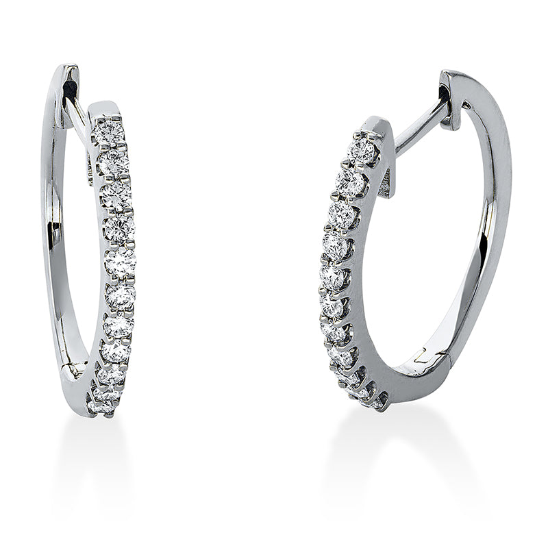 Hoop Earrings 18kt WG