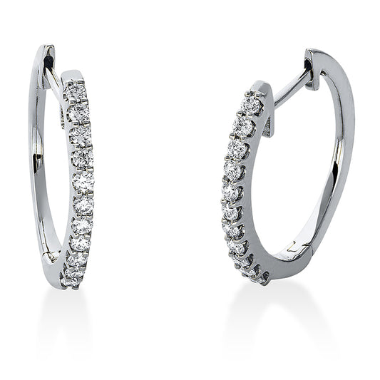 Hoop Earrings 18kt WG