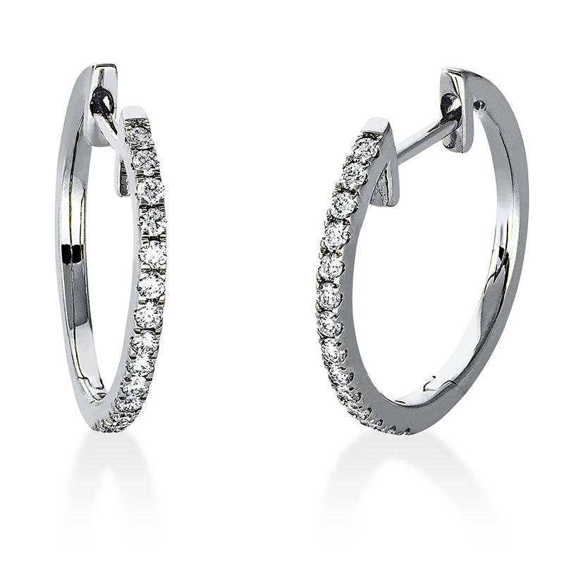 Hoop Earrings 18kt WG