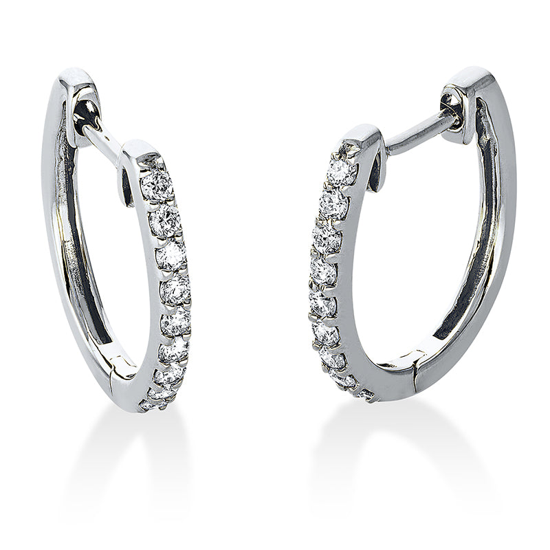 Hoop Earrings 18kt WG