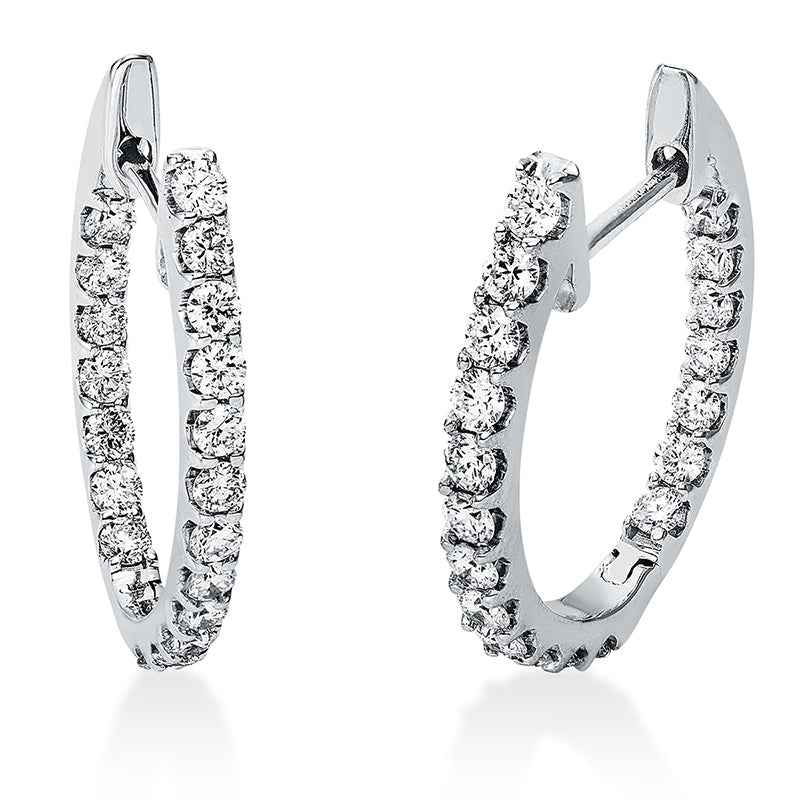 Hoop Earrings 18kt WG