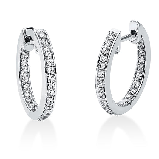 Hoop Earrings 18kt WG