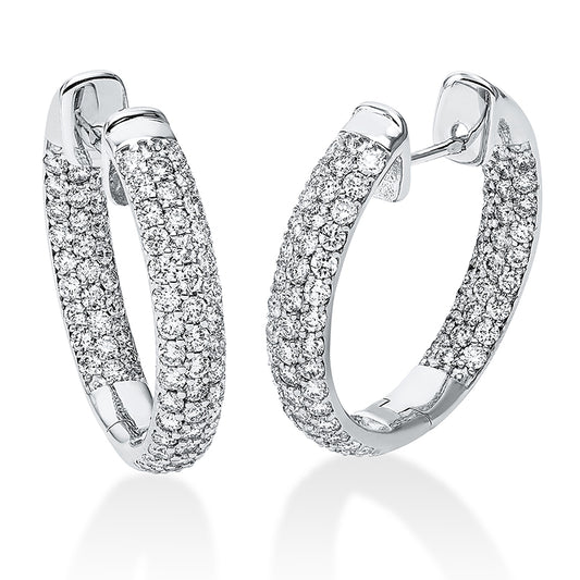 Hoop Earrings 18kt WG