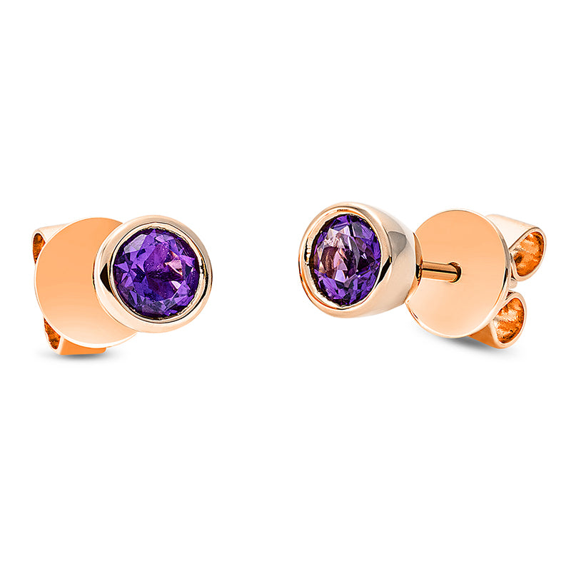 Ear studs frame 18 kt RG