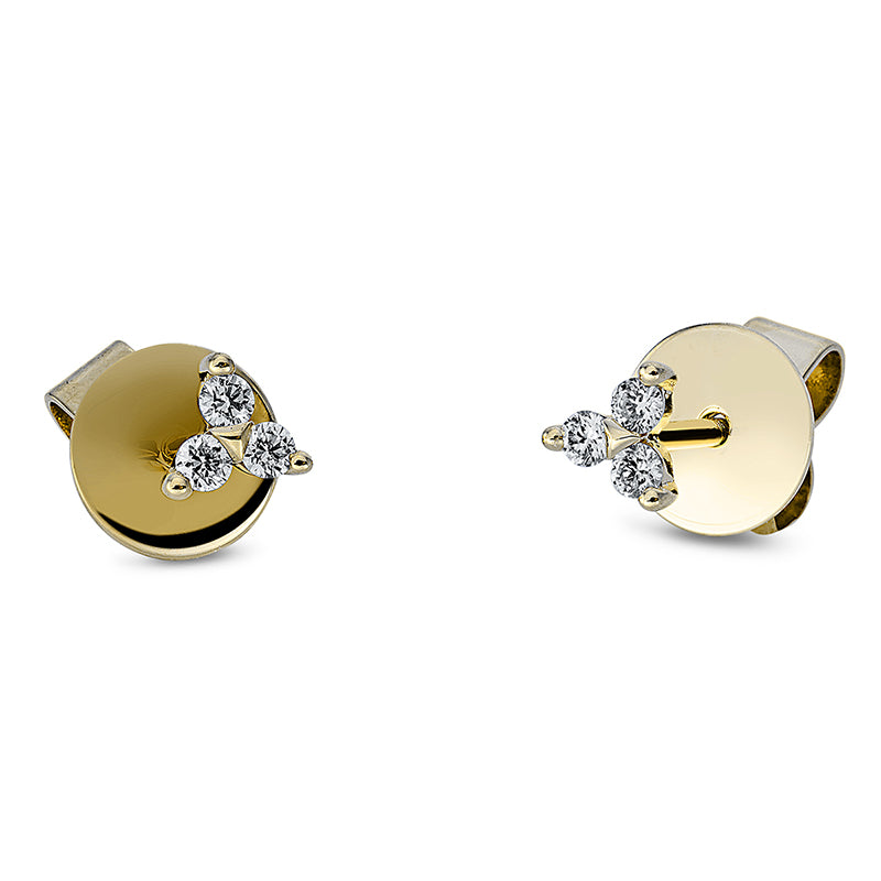 Ear studs 18 kt gold