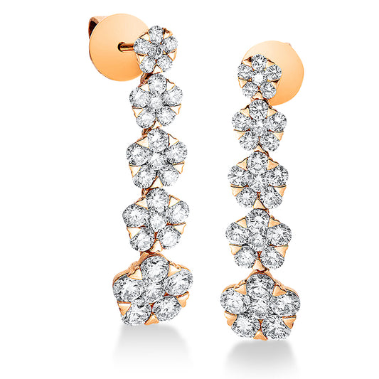 Earrings 18 kt RG