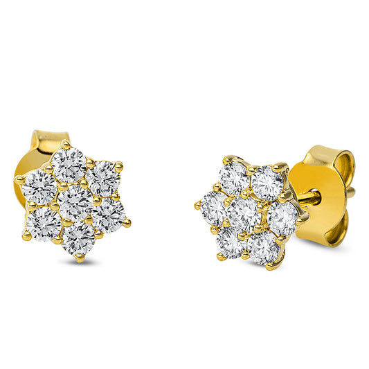 Ear studs 18 kt gold