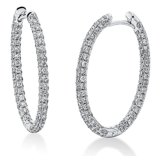 Hoop Earrings 18kt WG