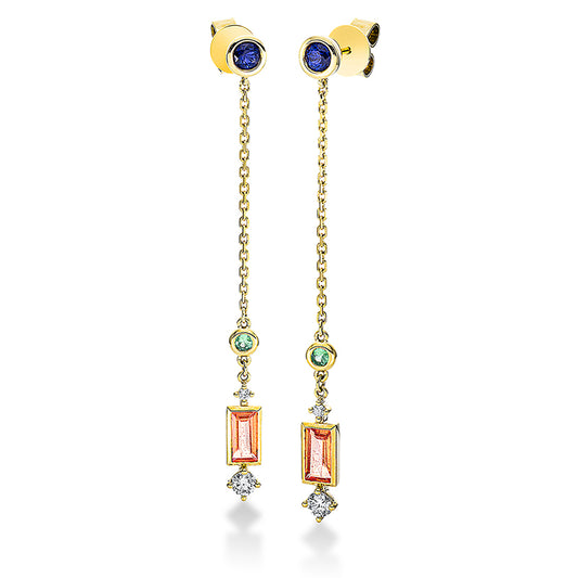 Earrings 18 kt gold