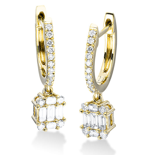 Earrings 18 kt gold