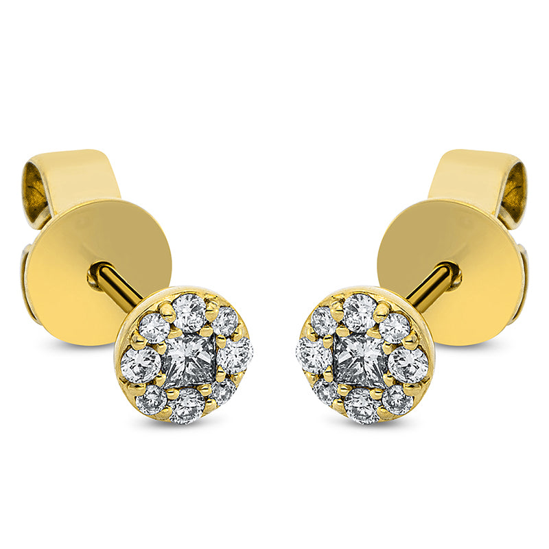 Ear studs 18 kt gold