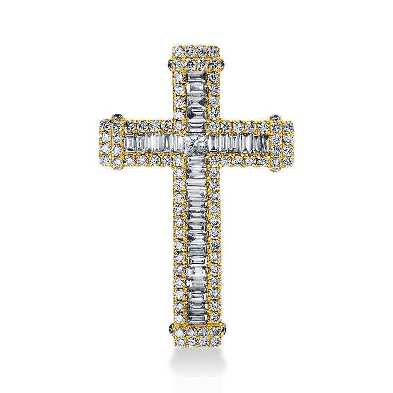 Pendant 18 kt GG cross