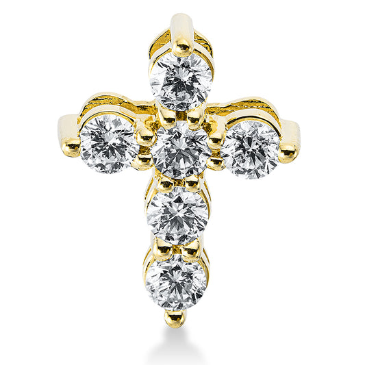 Pendant 18 kt GG cross