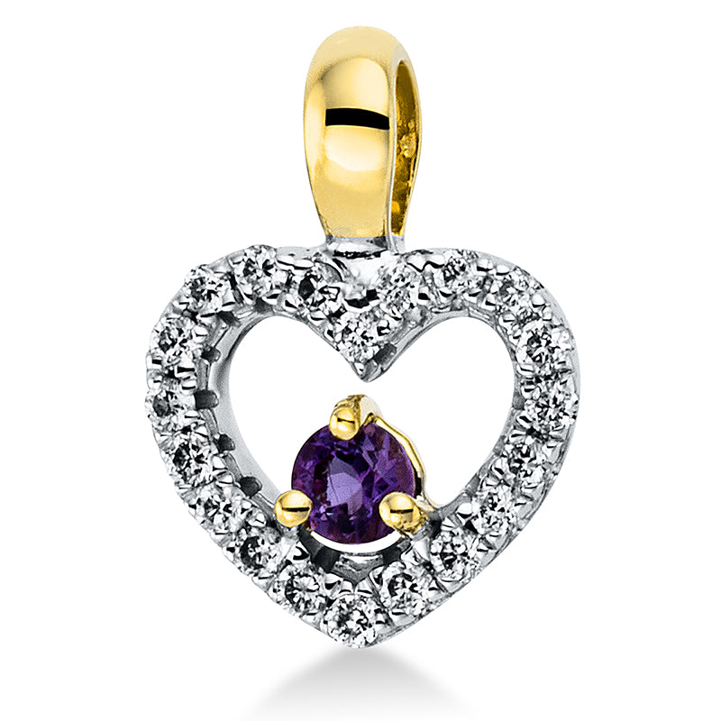 Pendant 18 kt GG heart