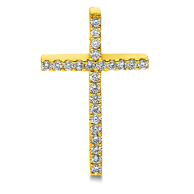 Pendant 18 kt GG cross