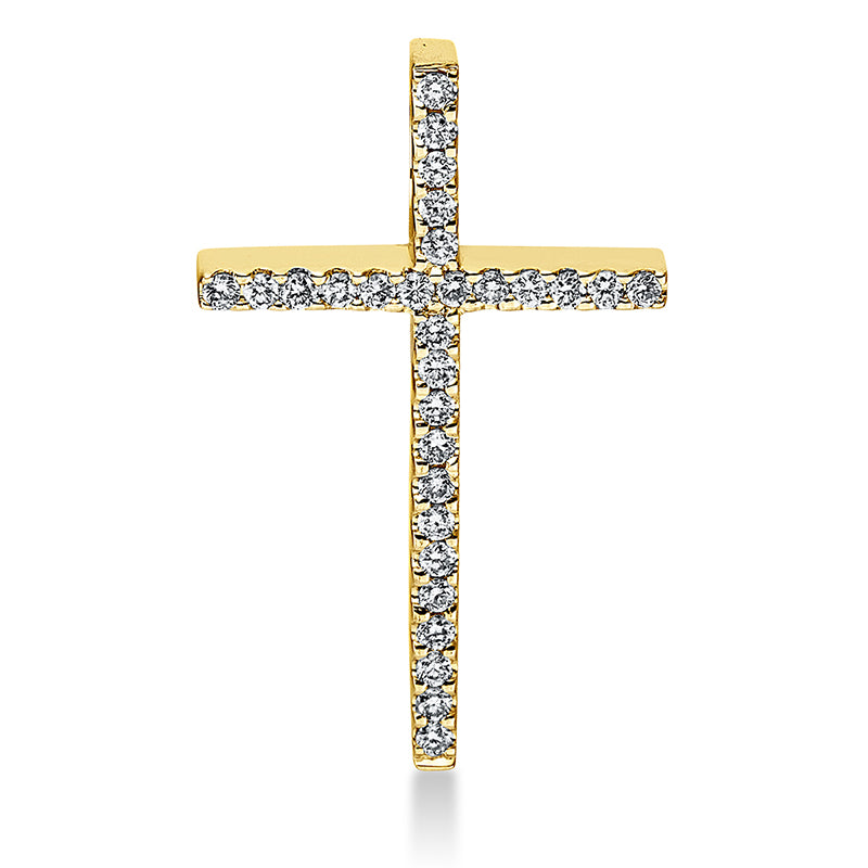 Pendant 18 kt GG cross