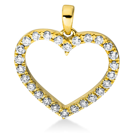 Pendant 18 kt GG heart