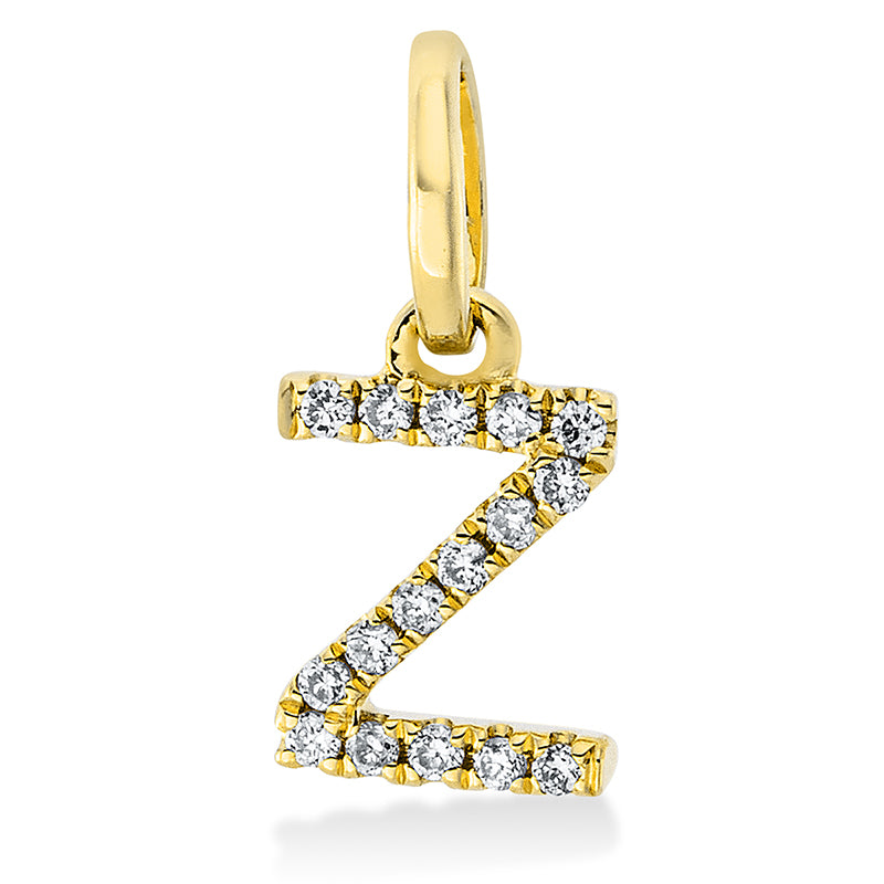 Pendant 18 kt GG Z, with eyelet