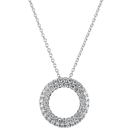 Necklace 18 kt WG circle