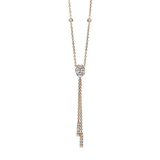 Collier 18 kt RG