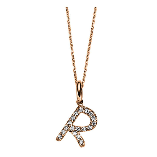 Collier 18 kt RG R