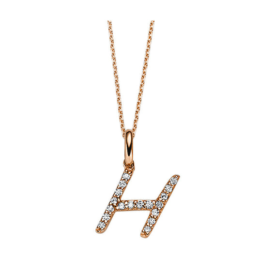 Collier 18 kt RG H