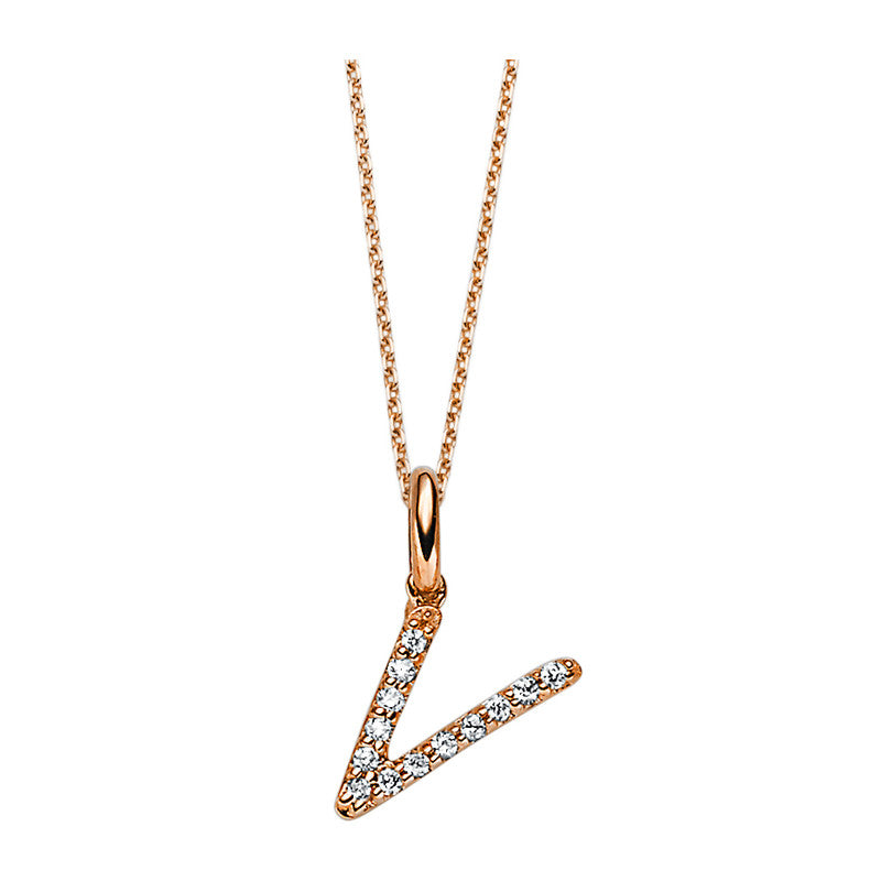 Collier 18 kt RG V