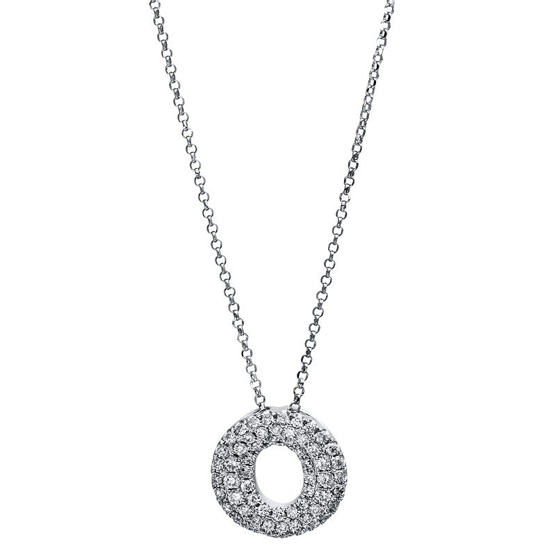 Necklace 18 kt WG circle