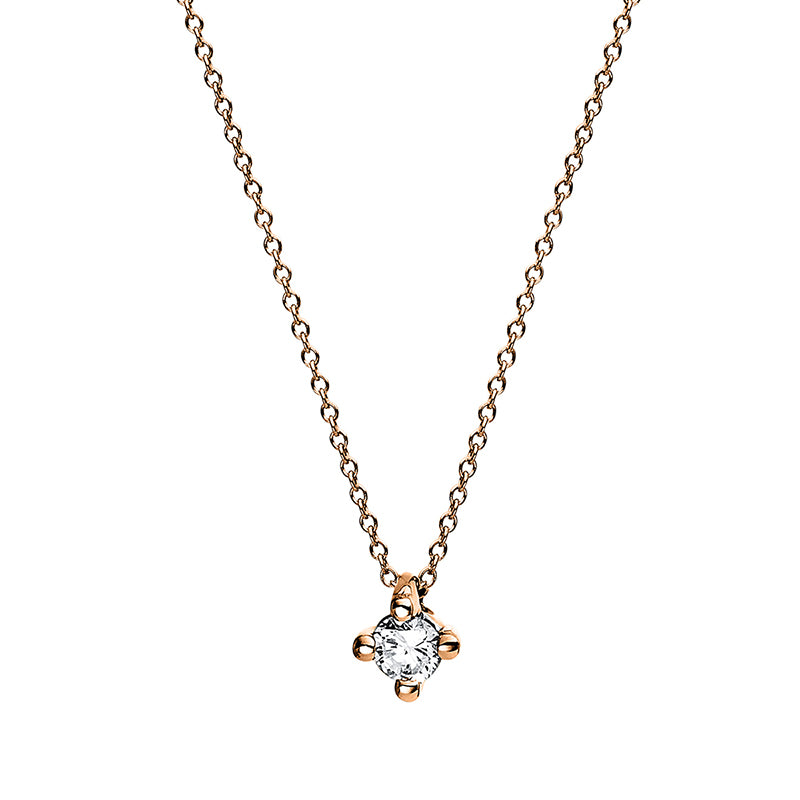 Necklace 4 prongs 14 kt